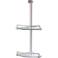 CALAIS 2 TIER CORNER GLASS SHOWER TIDY
