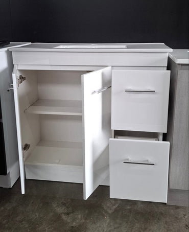 Ex-Display: Torino 900mm Floor Standing Vanity with Ceramic Top