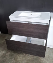Ex-Display: Marine 900mm Floor Standing Vanity with Ceramic Top