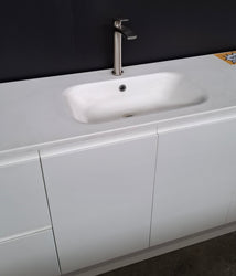 Ex-Display: Crystal 1500mm Floor Standing Vanity with Haven Top