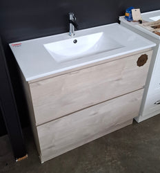 Ex-Display: Nevada 900mm Floor Standing Vanity with Ceramic Top