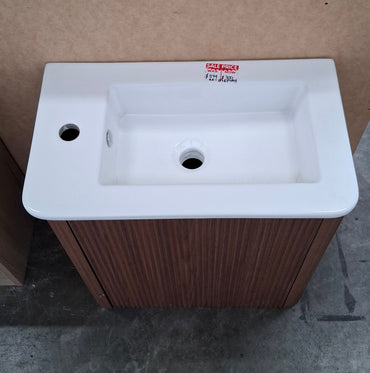 Ex-Display: Minka Mini 550mm Wall Hung Vanity With Ceramic Top