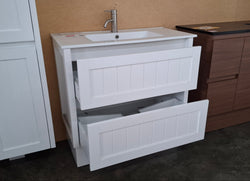 Ex-Display: Dolce Hampton 900mm Floor Standing Vanity with Ceramic Top