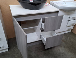 Ex-Display: Jane 900mm Floor Standing Vanity with Stone Top