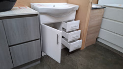 Ex-Display: Antonio Semi-Recessed 750mm Floor Standing Vanity with Ceramic Top