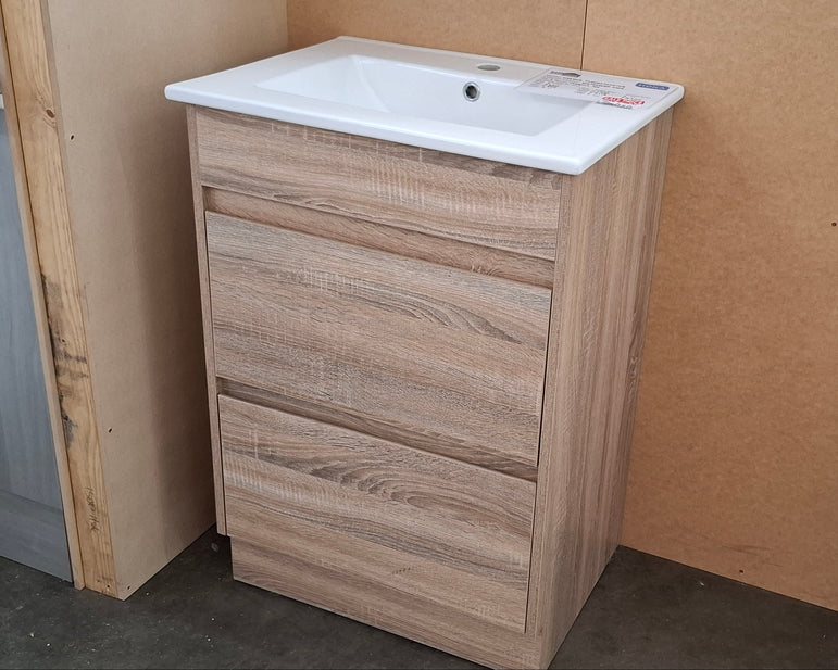 Ex-Display: Weston 600mm Floor Standing Vanity with Ceramic Top