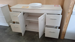 Ex-Display: Torino 1500mm Floor Standing Vanity with Stone Top