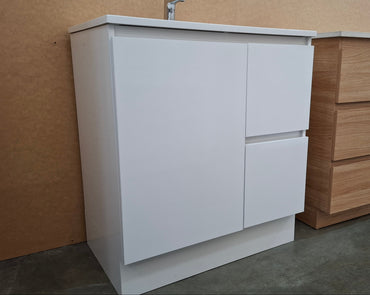 Ex-Display: Jane Express 750mm Floor Standing Vanity with Ceramic Top