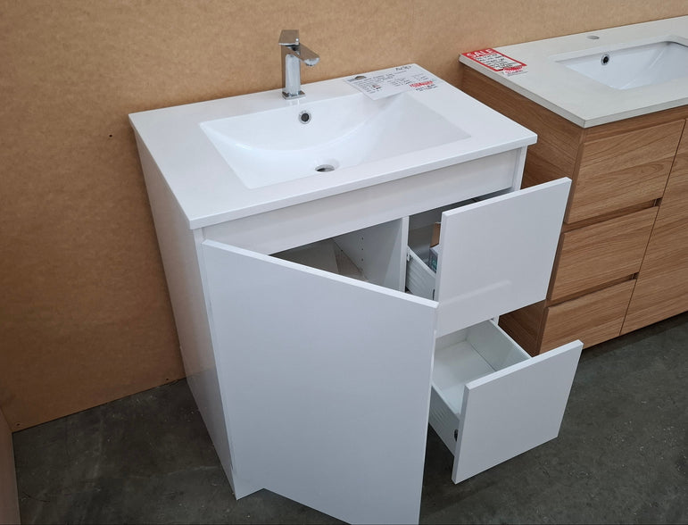 Ex-Display: Jane Express 750mm Floor Standing Vanity with Ceramic Top