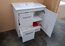 Ex-Display: Nevada 750mm Wall Hung Vanity with Ceramic Top