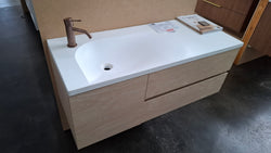 Ex-Display: Drift 1200mm Wall Hung Vanity with Solid Surface Top