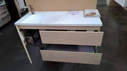 Ex-Display: Drift 1200mm Wall Hung Vanity with Solid Surface Top