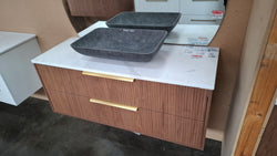 Ex-Display: Emmett 1200mm Wall Hung Vanity with Stone Top