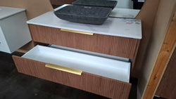 Ex-Display: Emmett 1200mm Wall Hung Vanity with Stone Top