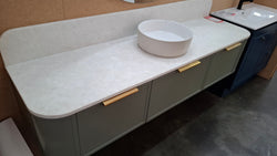 Ex-Display: Flo 1800mm Wall Hung Vanity with Stone Top