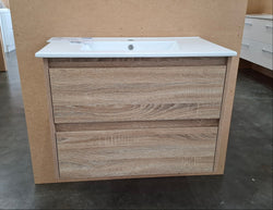 Ex-Display: Weston 750mm Wall Hung Vanity with Ceramic Top