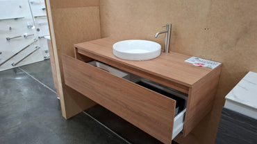 Ex-Display: Delaware 1200mm Wall Hung Vanity with Wood Top