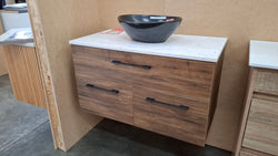 Ex-Display: Taylor 900mm Wall Hung Vanity with Stone Top