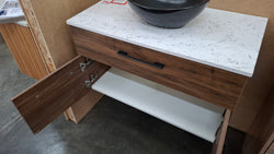Ex-Display: Taylor 900mm Wall Hung Vanity with Stone Top