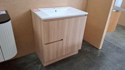 Ex-Display: Polly Jane 750mm Floor Standing Vanity with Ceramic Top