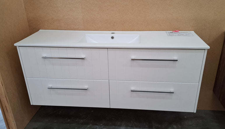 Ex-Display: Parklane 1500mm Wall Hung Vanity with Ceramic Top
