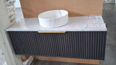 Ex-Display: Elwood 1200mm Wall Hung Vanity with Stone Top