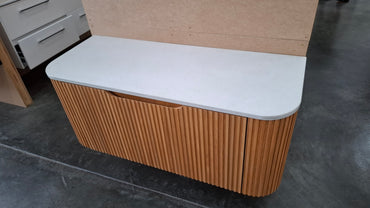 Ex-Display: Nature 1200mm Wall Hung Vanity with Stone Top
