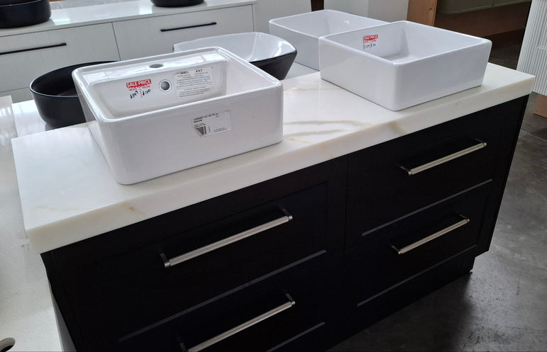Ex-Display: Mosman 1500mm Floor Standing Vanity with Stone Top