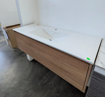 Ex-Display: Delaware 1200mm Wall Hung Vanity with CeramicTop