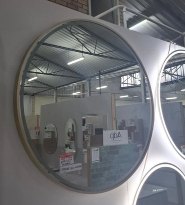 Ex-Display: Sphere LED Mirror 800mm - Baltic Brass