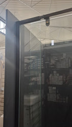 Ex-Display: Calais 900mm Door and Return Panel - Black Frame