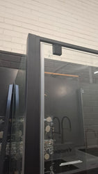 Ex-Display: Shower Screen Cubicle - Black Frame