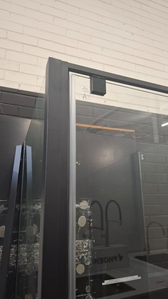 Ex-Display: Shower Screen Cubicle - Black Frame