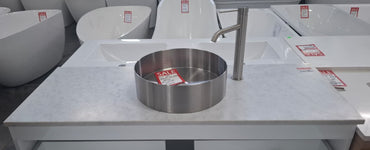Ex-Display: White 1200mm Vanity with a Stone Top
