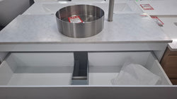 Ex-Display: White 1200mm Vanity with a Stone Top