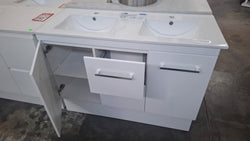 Ex-Display: Katy 1200mm Floor Standing Vanity with Ceramic Top