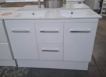 Ex-Display: Katy 1200mm Floor Standing Vanity with Ceramic Top