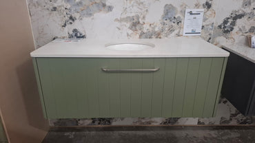 Ex-Display: Saba 1200mm Wall Hung Vanity with Stone Top