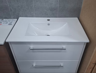 Ex-Display: Havard 750mm Wall Hung Vanity with Ceramic Top