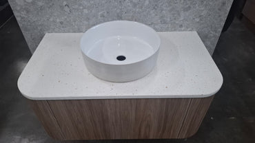 Ex-Display: Waverly 900mm Wall Hung Vanity with Stone Top
