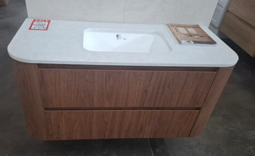 Ex-Display: Thea 1200mm Wall Hung Vanity with Stone Top