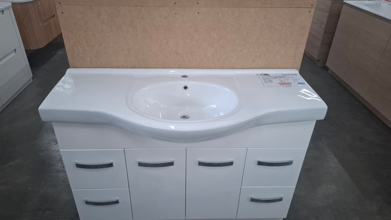 Ex-Display: Antonio Semi-Recessed 1200mm Floor standing Vanity
