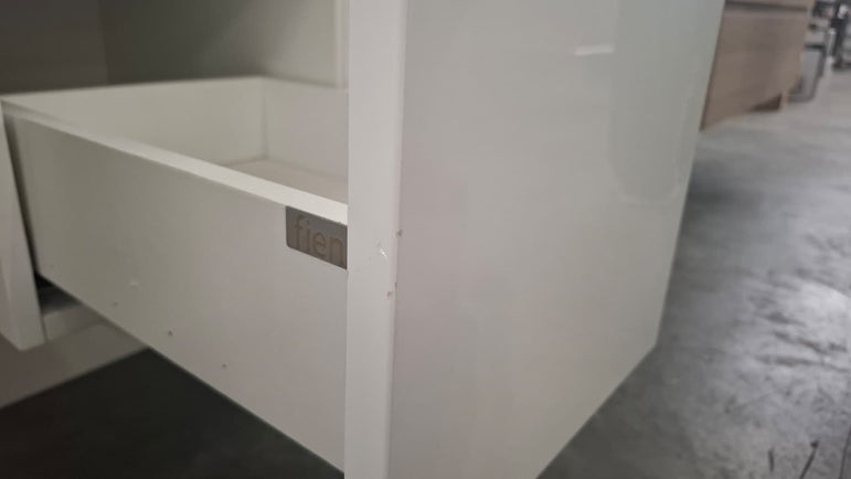 Ex-Display: Fingerpull 1200mm Wall Hung Vanity with Stone Top