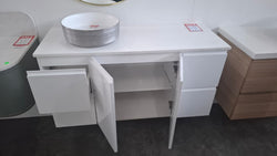 Ex-Display: Fingerpull 1200mm Wall Hung Vanity with Stone Top