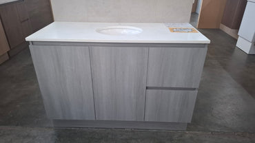 Ex-Display: Jane 1200mm Floor Standing Vanity with Stone Top