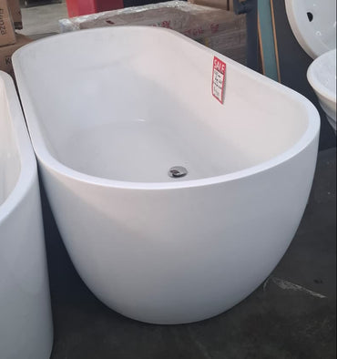 Ex-Display: Egg Shell 1680mm Matte White Bath