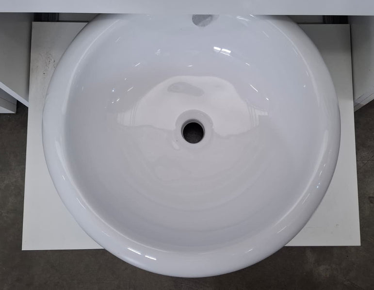 Ex-Display: Round Gloss White Basin 390mm