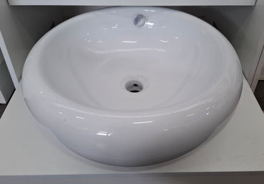 Ex-Display: Round Gloss White Basin 390mm