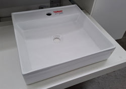 Ex-Display: HK-8244 White Basin with 1TH - 450 x 450mm