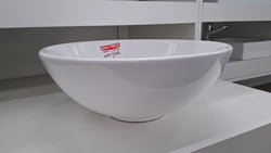 Ex-Display: Round Gloss White Basin